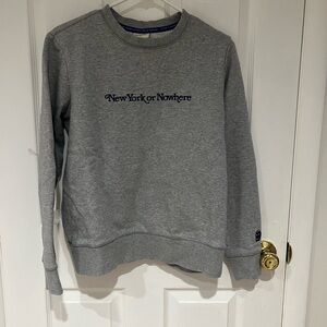 NYON New York or Nowhere Gray Crewneck Sweater - Size Small